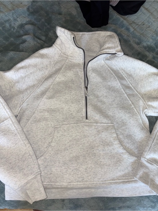 lululemon athletica Tops - Light Heather Gray Quarter-Zip Pullover